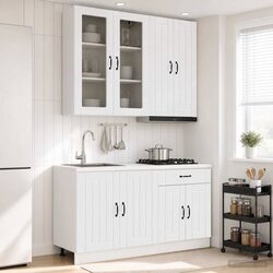 Friendly and Stylish Kitchen Storage Unit Set