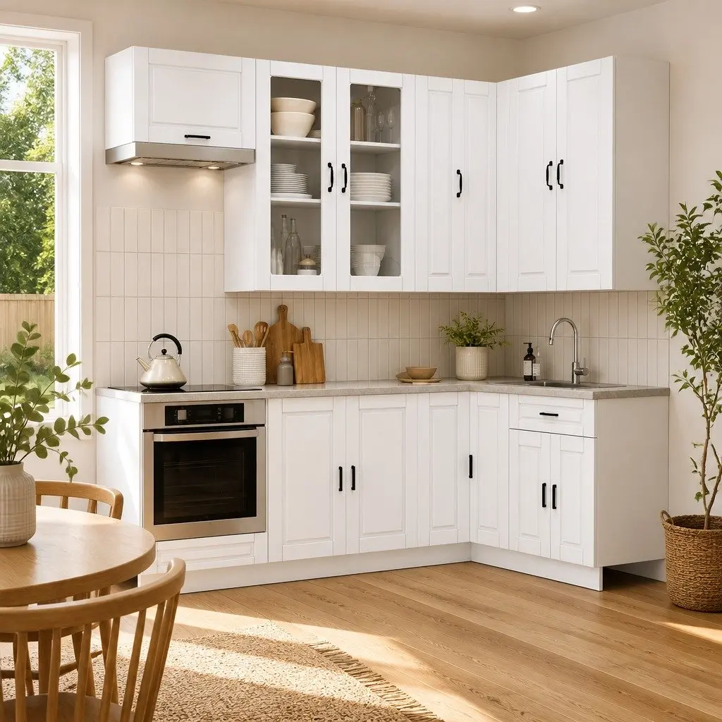 8-Piece Kitchen Cabinet Unit