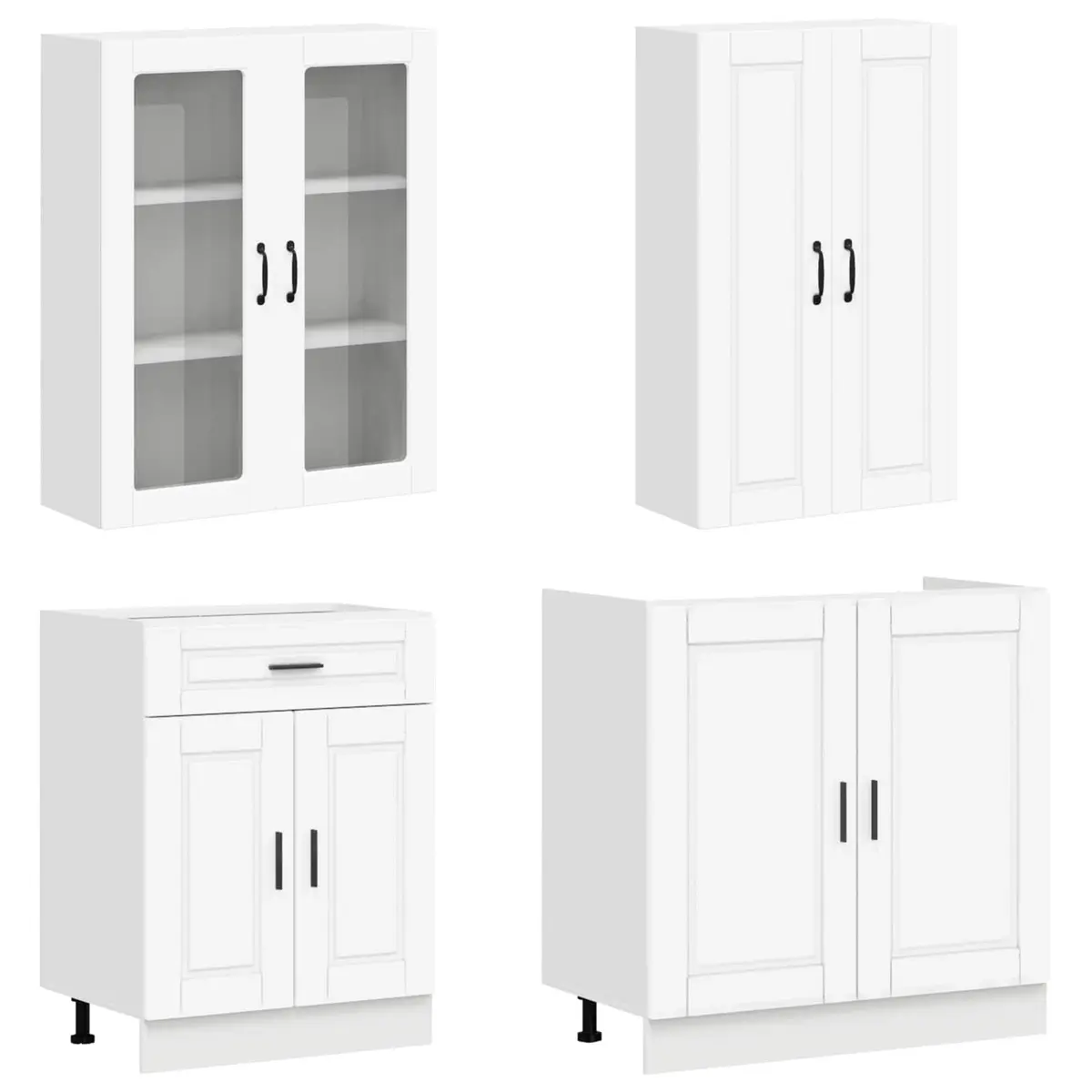 8-Piece Kitchen Cabinet Unit