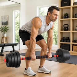 Adjustable Dumbbell Set 40kg Home Gym Free Weights Training Exercise Fitness