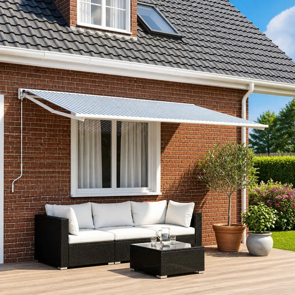 Awning Fabric for Outdoor Areas 400 x 350 cm
