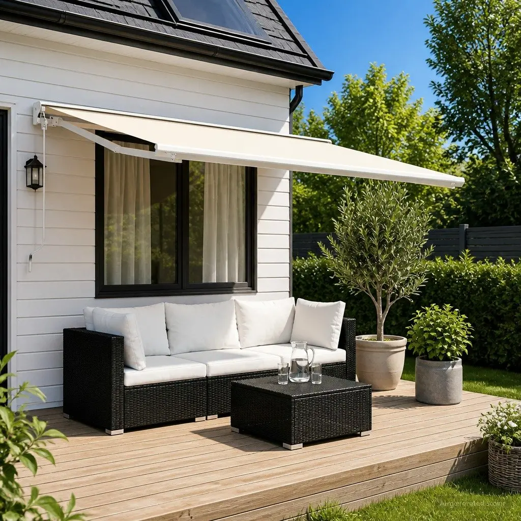 Awning Replacement Fabric UV Resistant Cream 400 x 300 cm
