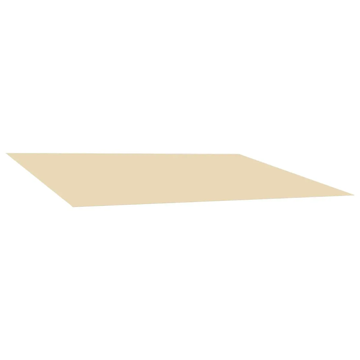 Awning Replacement Fabric UV-Resistant Polyester Cream 500 x 300 cm
