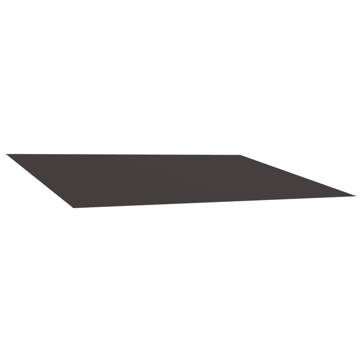 Awning Replacement Fabric UV Resistant Weather Resistant Anthracite 400 x 300 cm