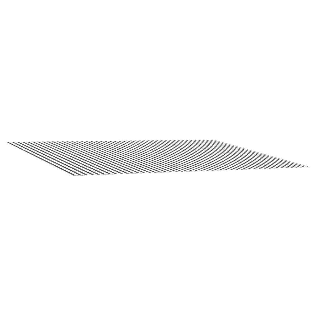 Outdoor Shade Replacement Fabric Weather Resistant UV Resistant 500 x 350 cm Anthracite White