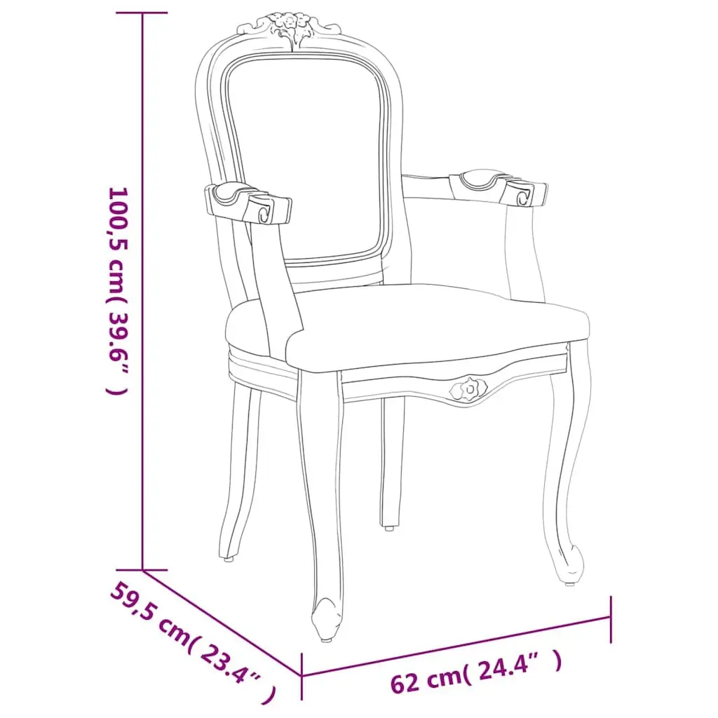 Dining Chairs Grey Velvet Upholstery Wooden Legs 2 Piece Set