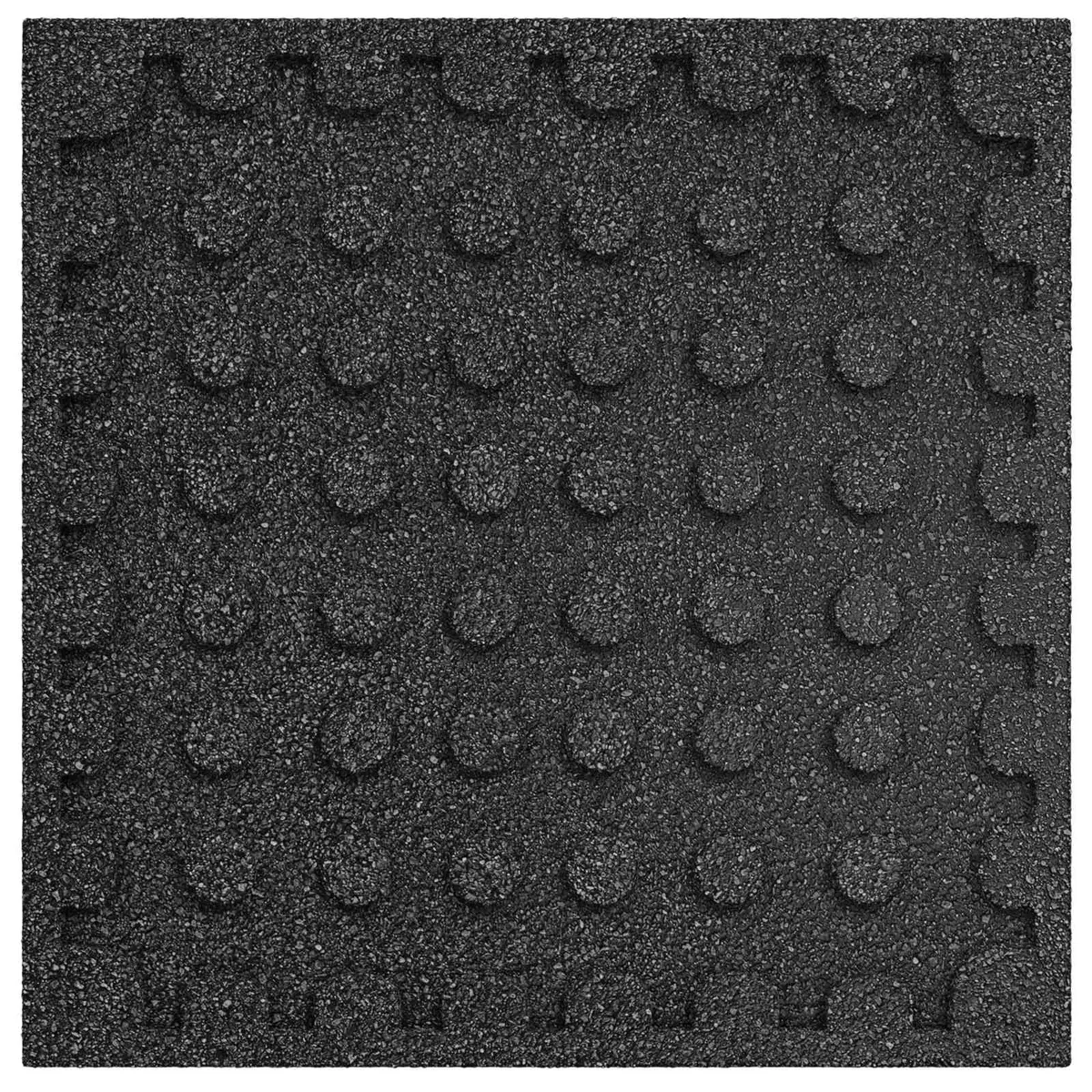 Fall Protection Tiles Flexible Outdoor Flooring Rubber 50 x 50 cm 3 cm Thick