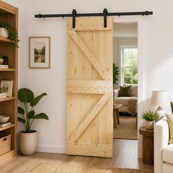You’ll Love This Solid Pine Sliding Door for Your Space