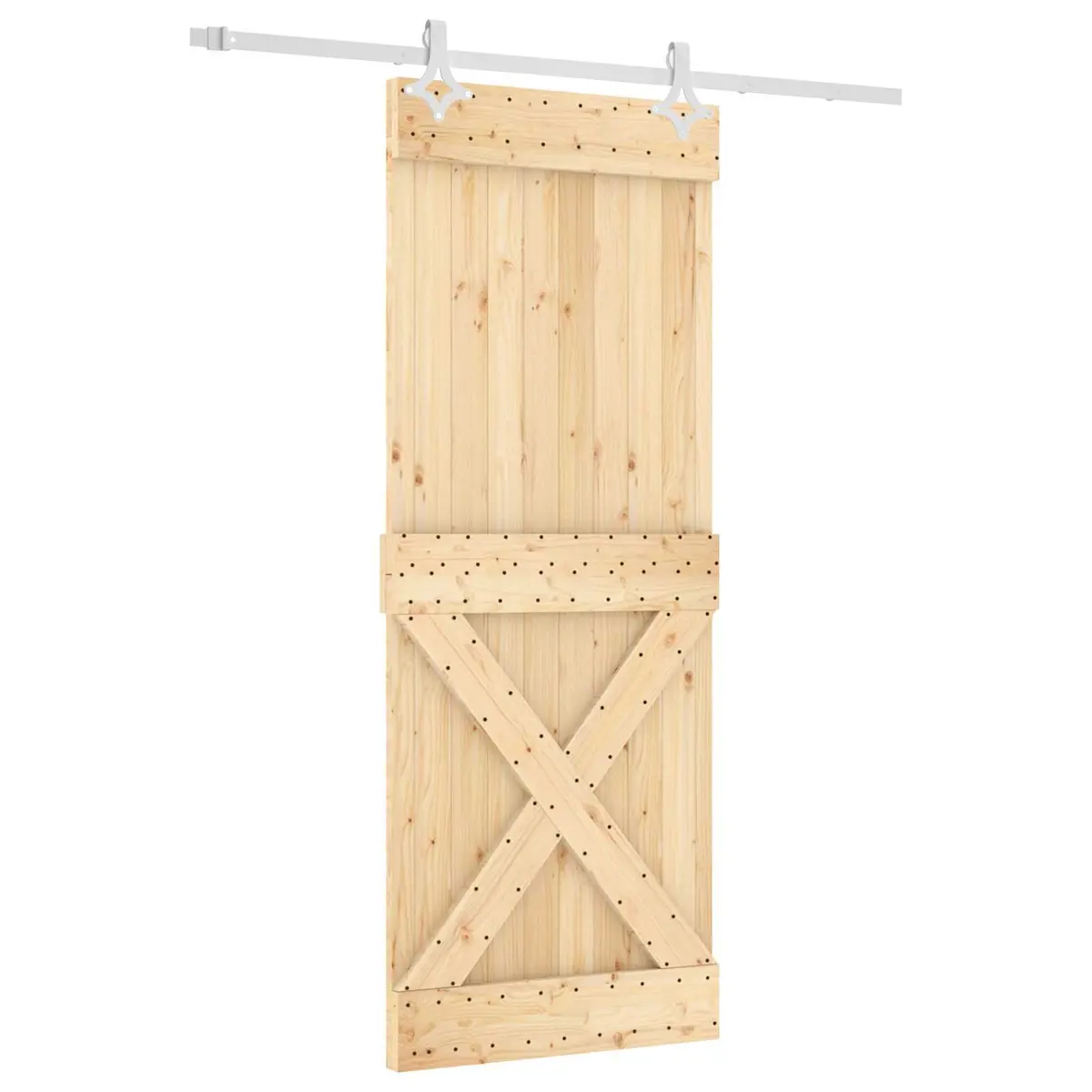 Natural White Sliding Door, 80 x 210 cm