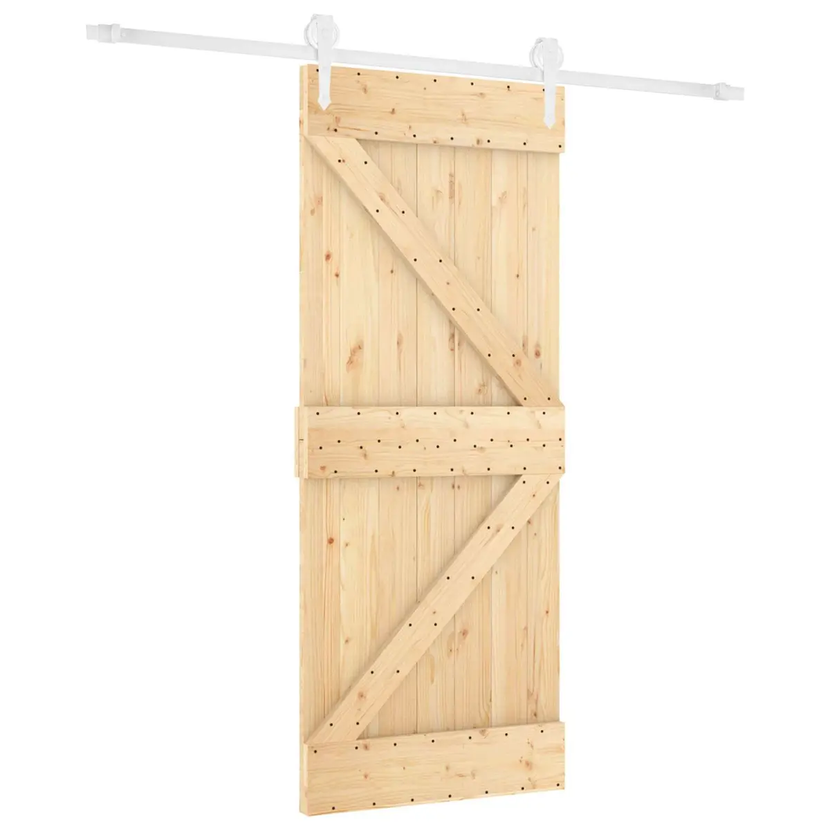 80x210cm Sliding Door in Pine Wood