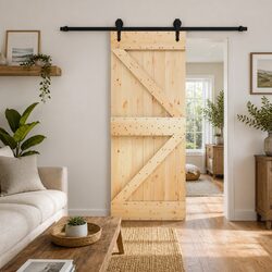 Your Perfect Sliding Door: 85 x 210 cm Solid Pine Wood