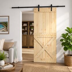 Your Perfect Sliding Door: Natural Wood and Steel Frame