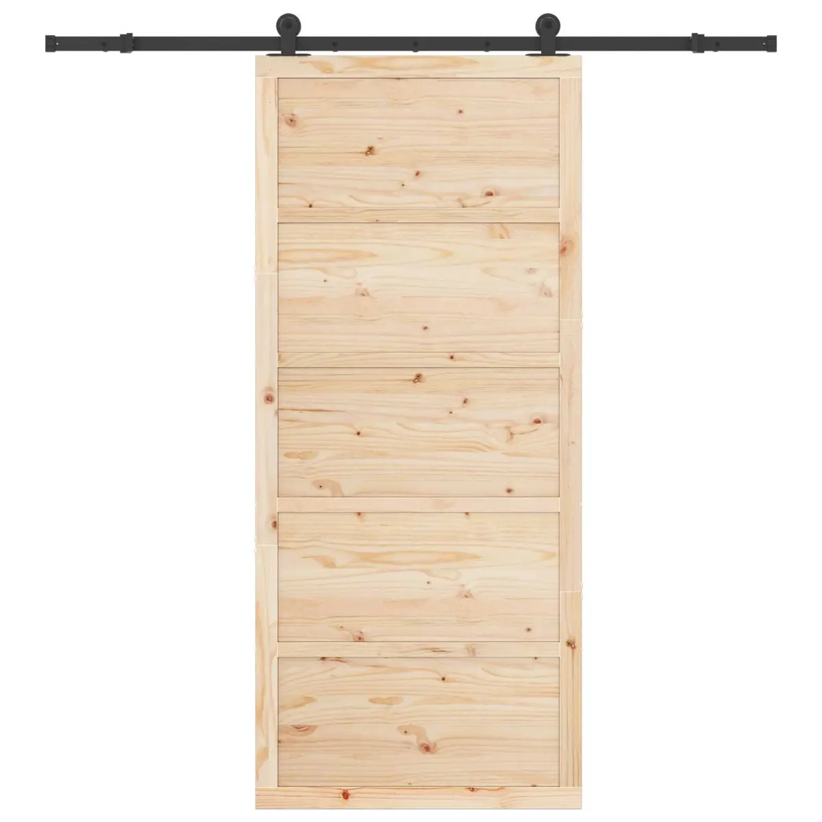 Sliding Door 80 x 208 cm in Solid Pine