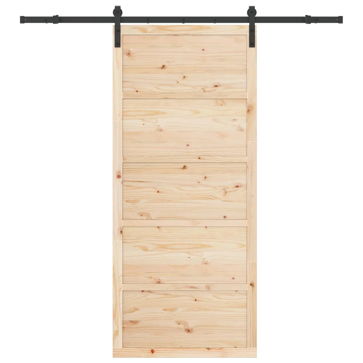 Sliding Door 100 x 208 cm in Solid Pine Wood
