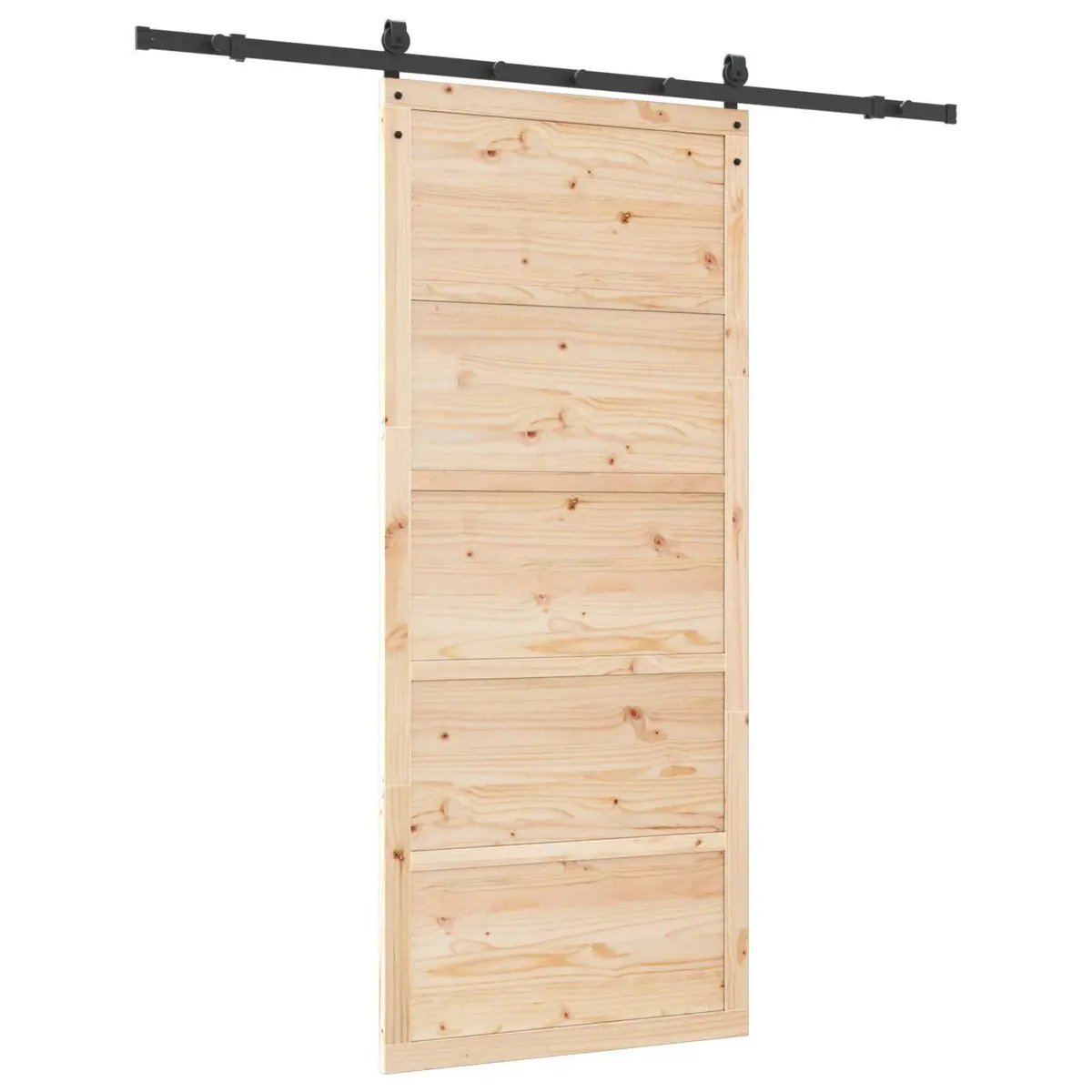 Sliding Door 100 x 208 cm in Solid Pine Wood