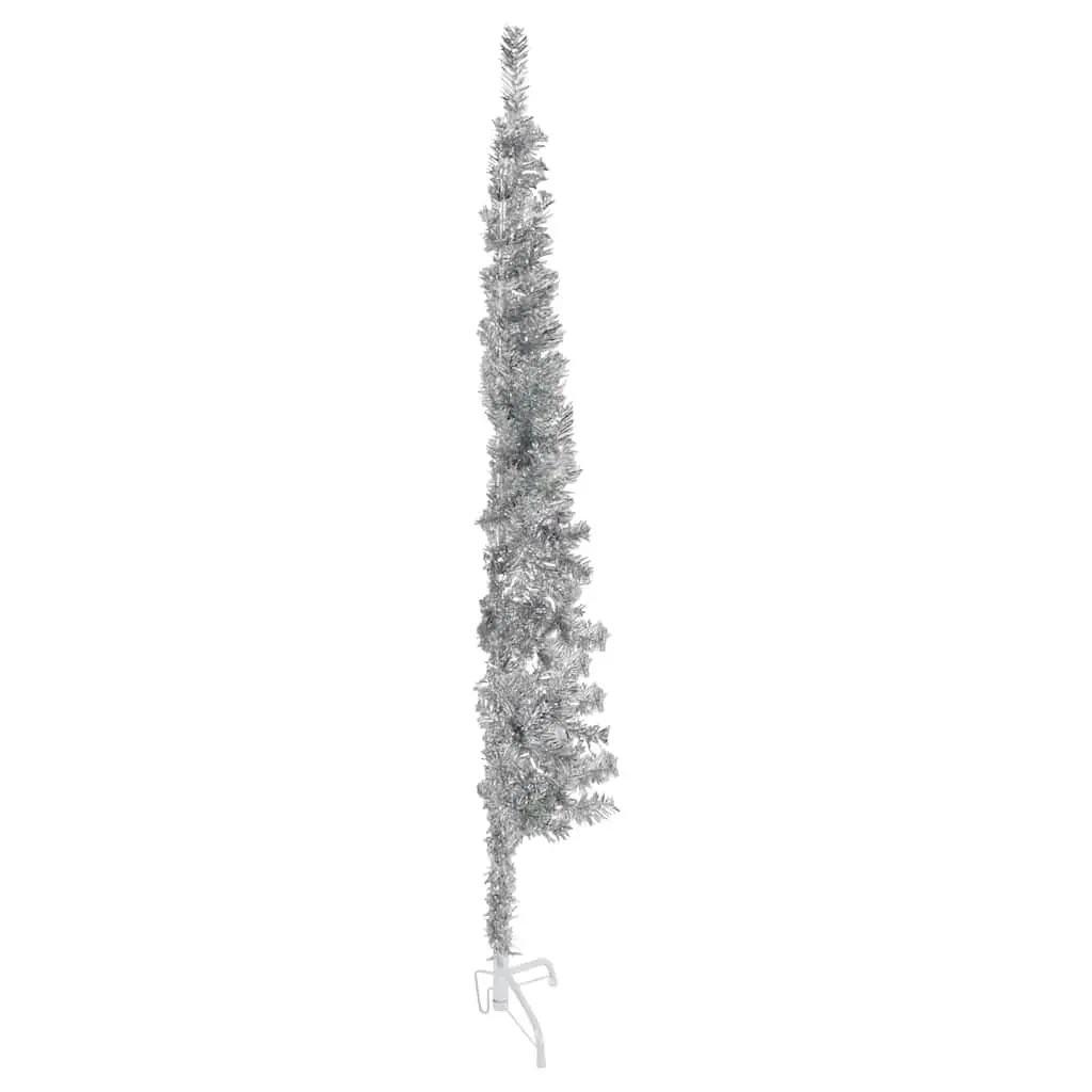 Slim Artificial Half Christmas Tree with Stand 120cm Holiday Home Decoration