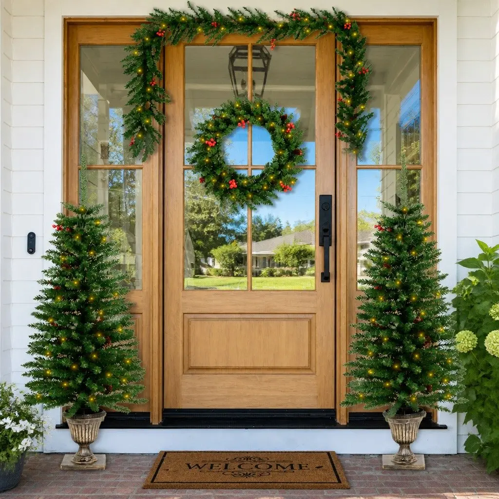 2-Piece Christmas Tree Set