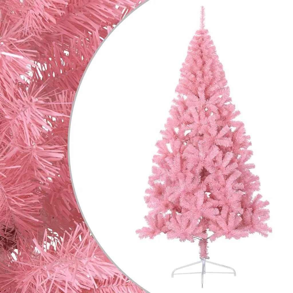 180cm Pink Half Christmas Tree