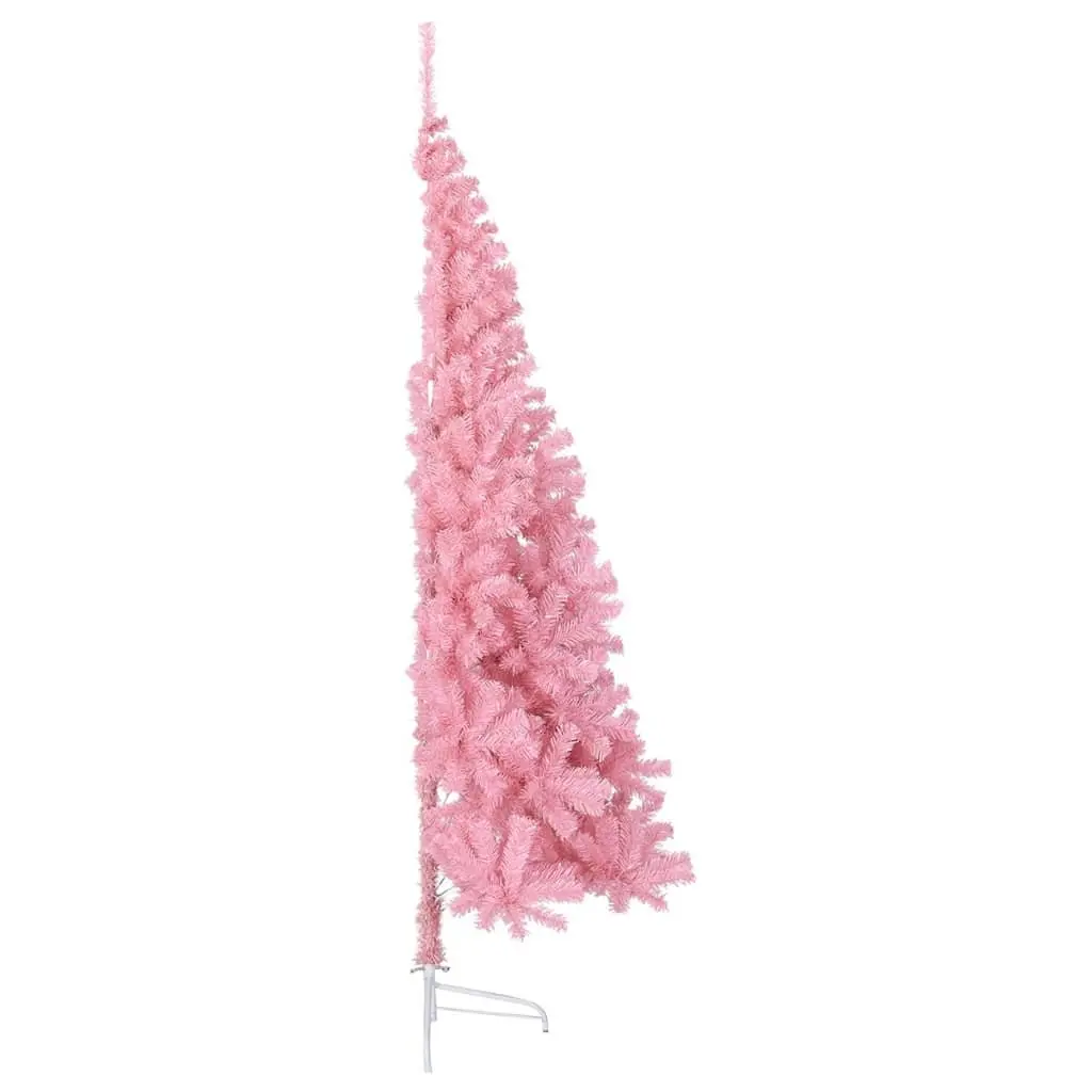 180cm Pink Half Christmas Tree