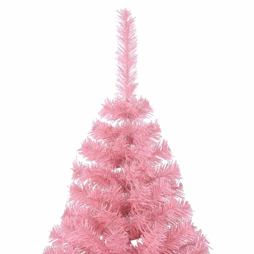 180cm Pink Half Christmas Tree