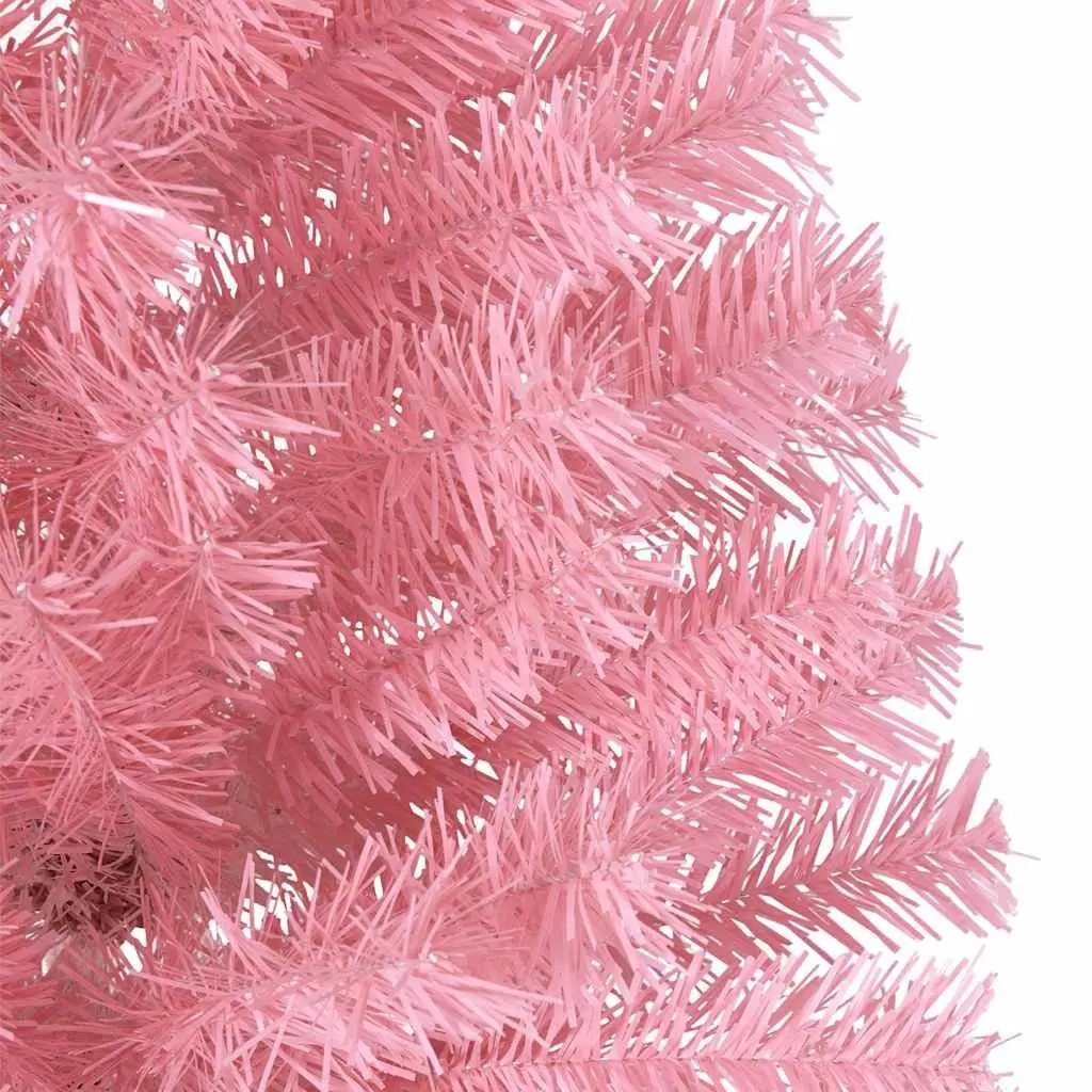 180cm Pink Half Christmas Tree