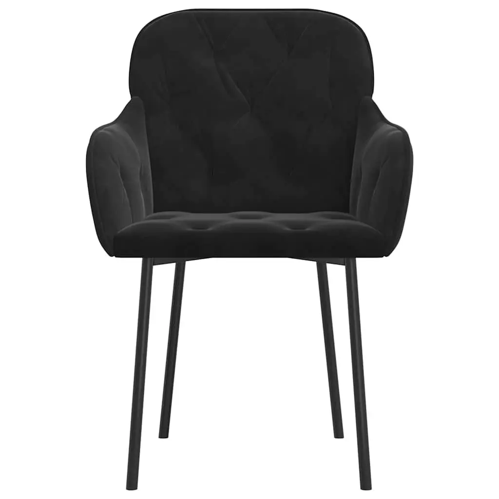Black Velvet Dining Chairs