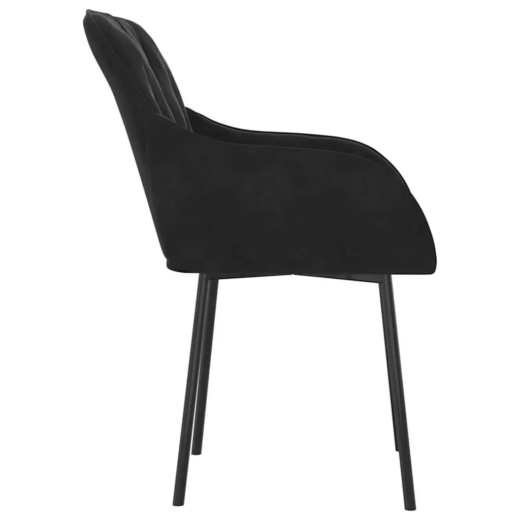 Black Velvet Dining Chairs