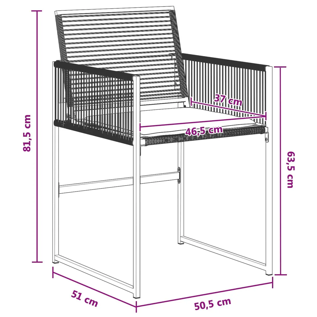 Outdoor Dining Set 5 Piece Black Poly Rattan Garden Furniture with Glass Table
