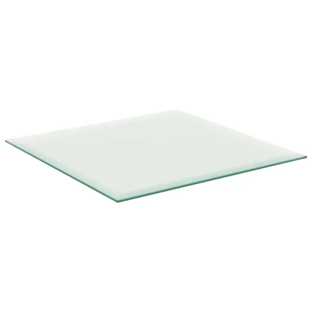 Tempered Glass Table Top Transparent 60x60 cm