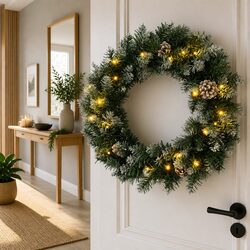 You’ll Love This 45cm LED Christmas Wreath
