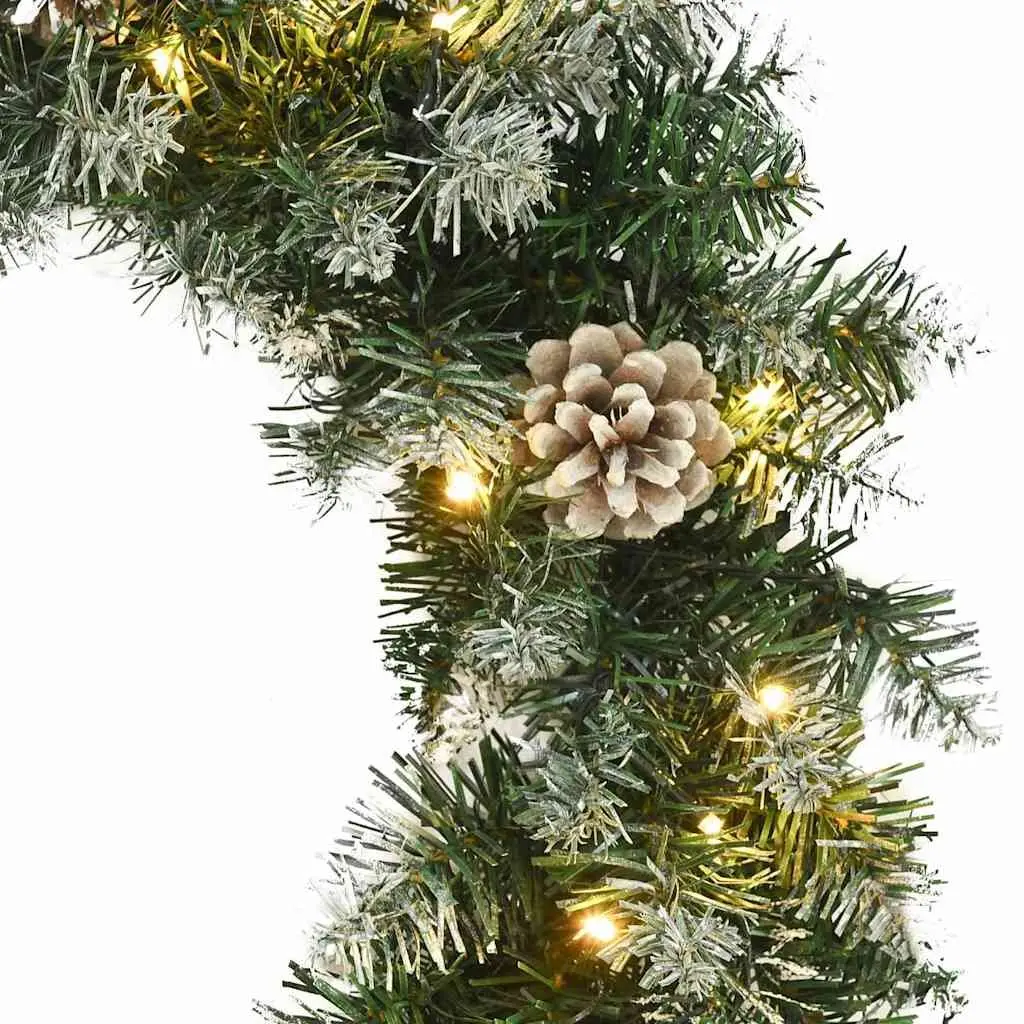 Christmas Wreath LED Lights 60cm Indoor Outdoor Holiday Decor