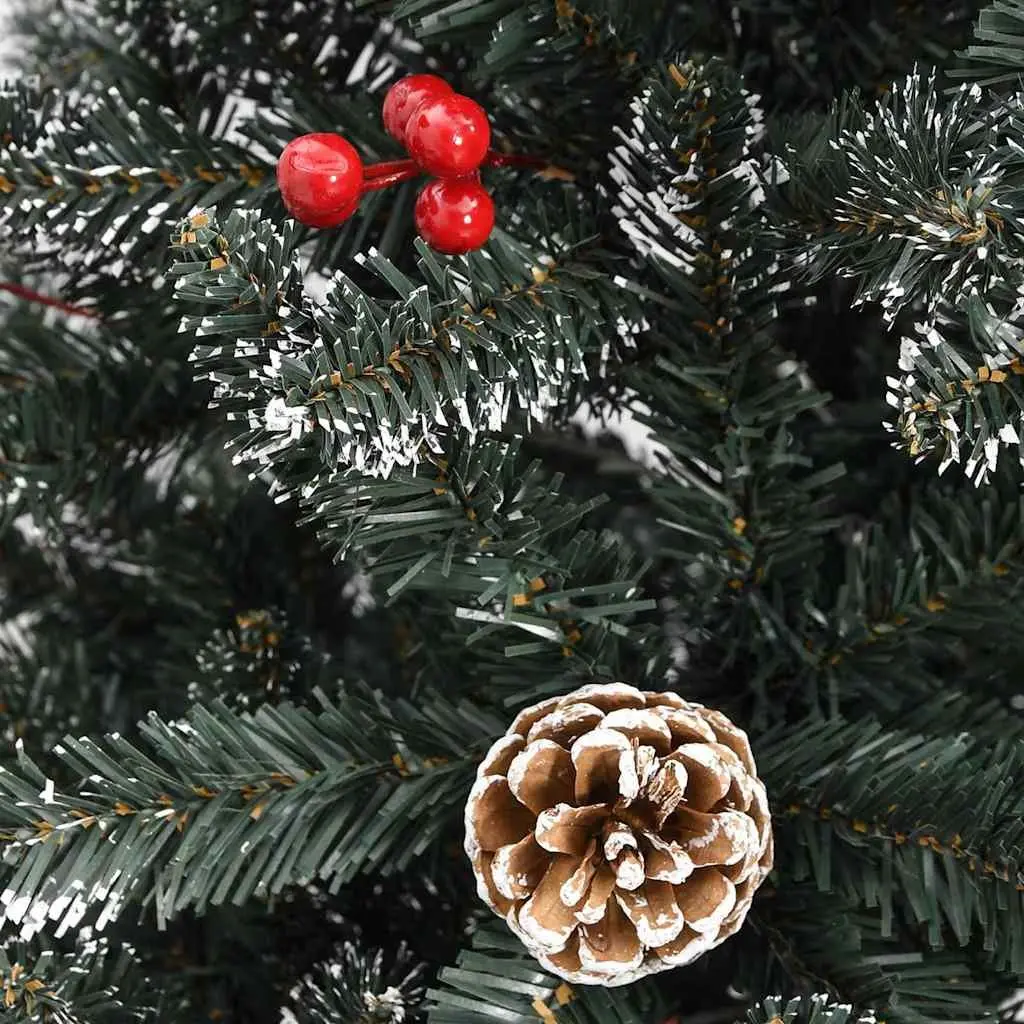 Artificial Christmas Tree Hinged Branches 150cm Green PVC