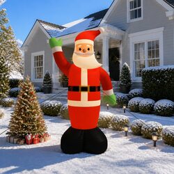 Your Holiday Spirit Boost: 1000cm Inflatable Santa Claus