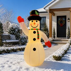 Celebrate the Holidays with a Friendly Inflatable Snowman 1000 cm