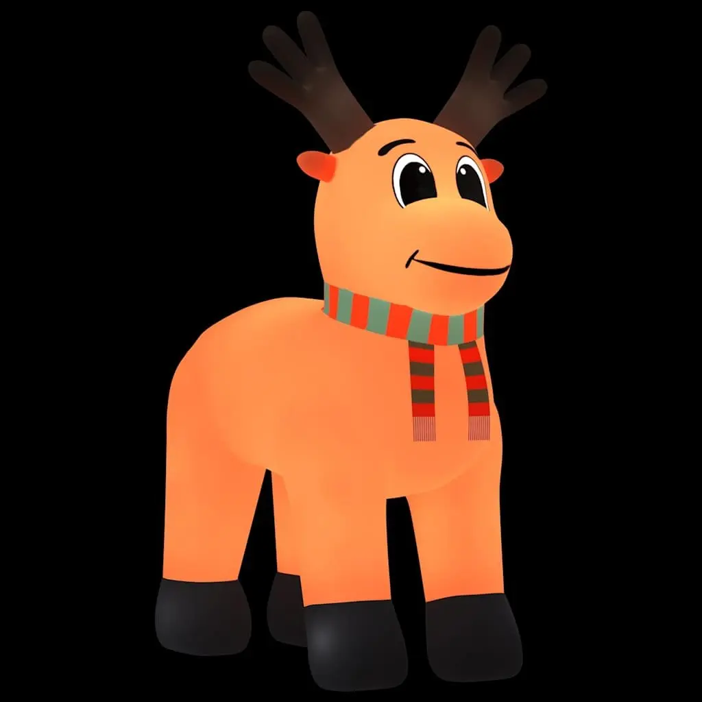 Christmas Inflatable Reindeer LED Lights 400cm Outdoor Yard Decoration