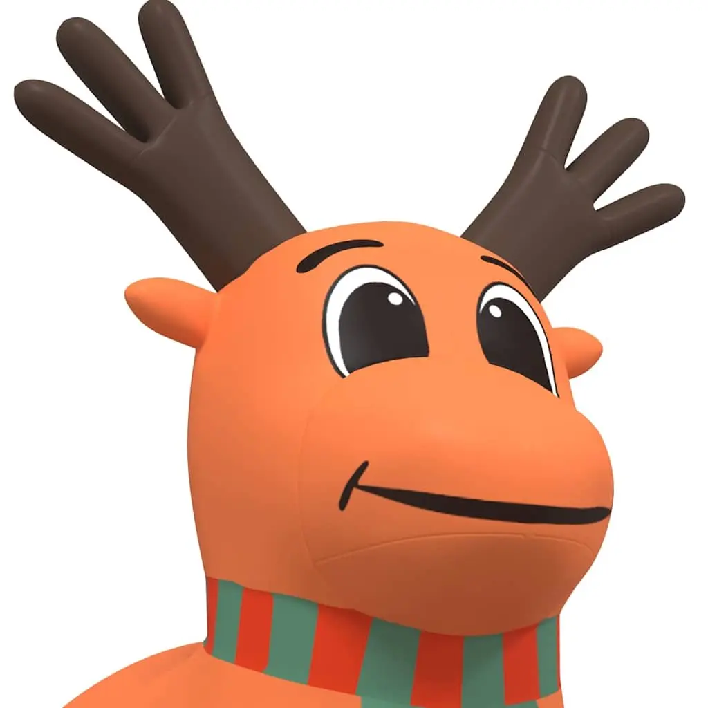 Christmas Inflatable Reindeer LED Lights 400cm Outdoor Yard Decoration