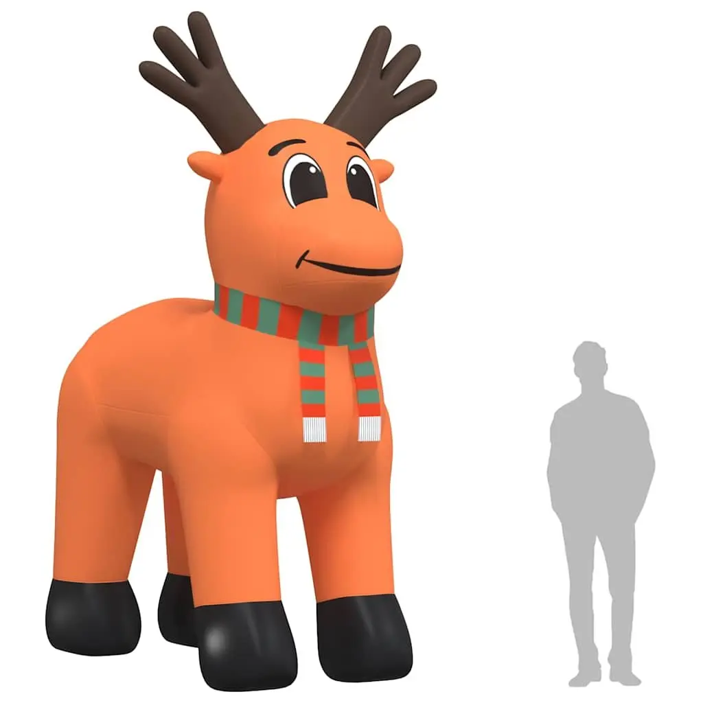Christmas Inflatable Reindeer LED Lights 400cm Outdoor Yard Decoration