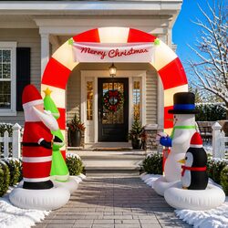 Set Up a Festive Scene with Inflatable Christmas Arch Gate