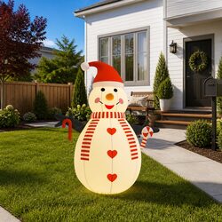 Your New 250 cm Inflatable Snowman with LED Lights