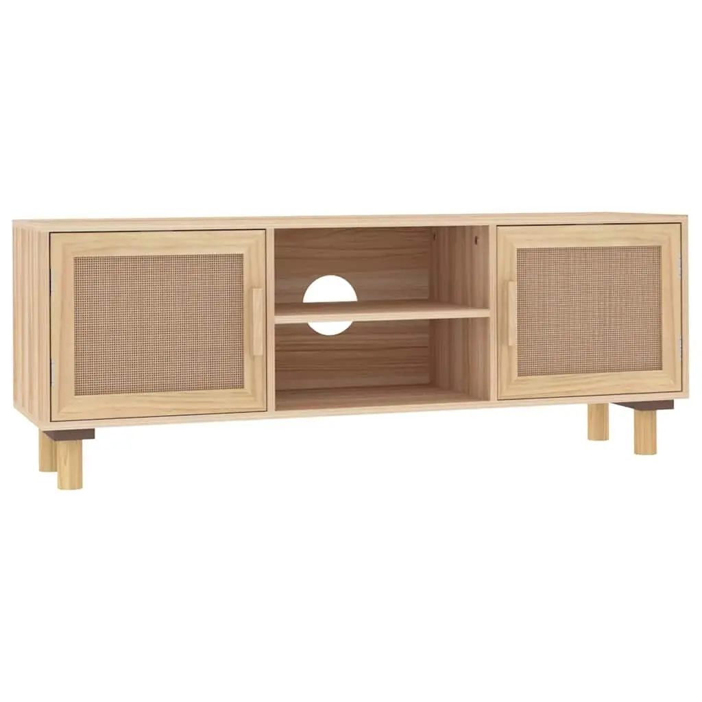 TV Cabinet with Storage Compartments Brown Living Room Media Unit Furniture