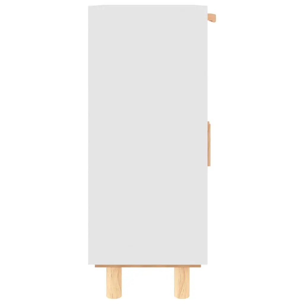 Sideboard Cabinet White Rattan Door 2 Drawers 60W x 30D x 75H cm