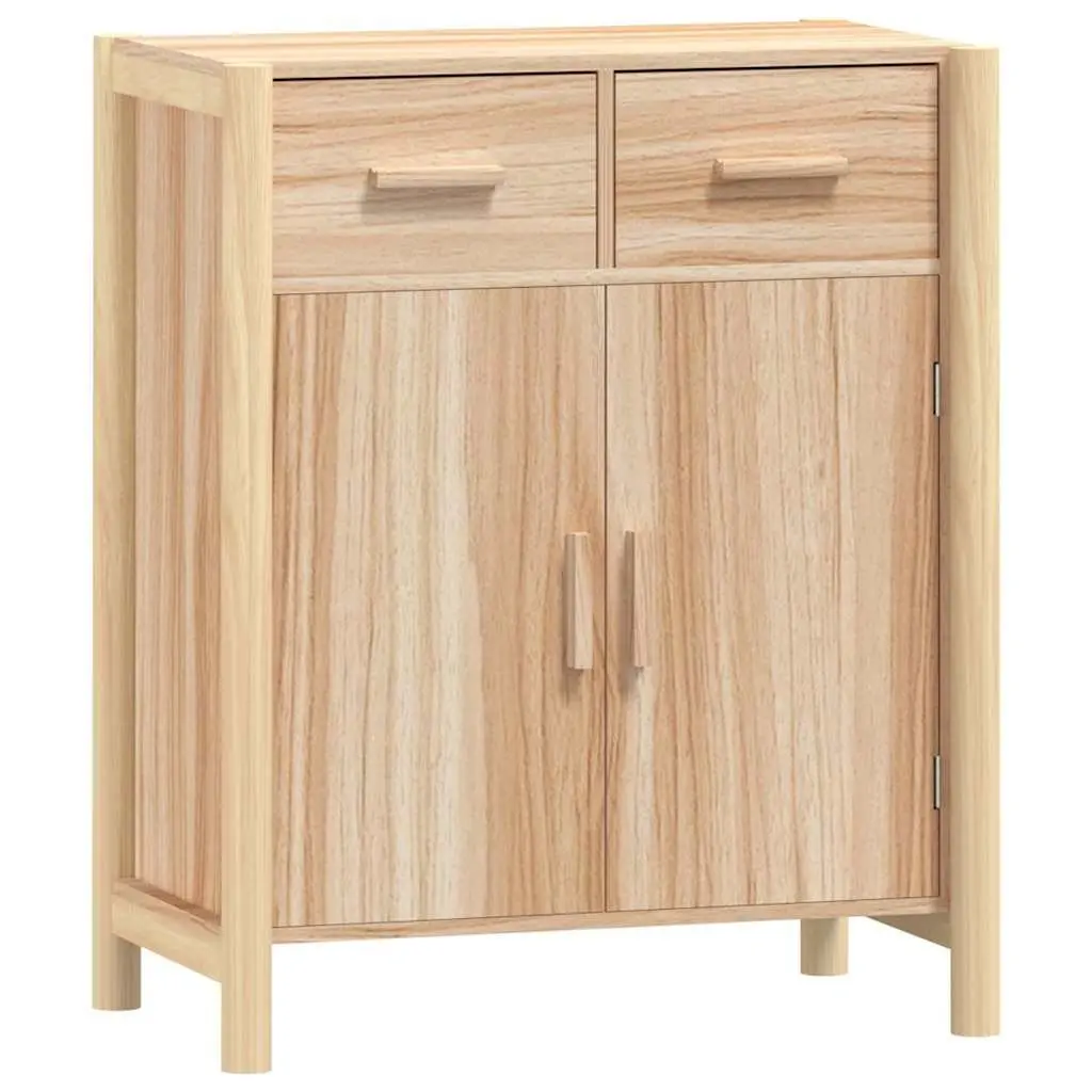 Sideboard Brown Engineered Wood 62x38x75cm Storage Cabinet Home Furniture