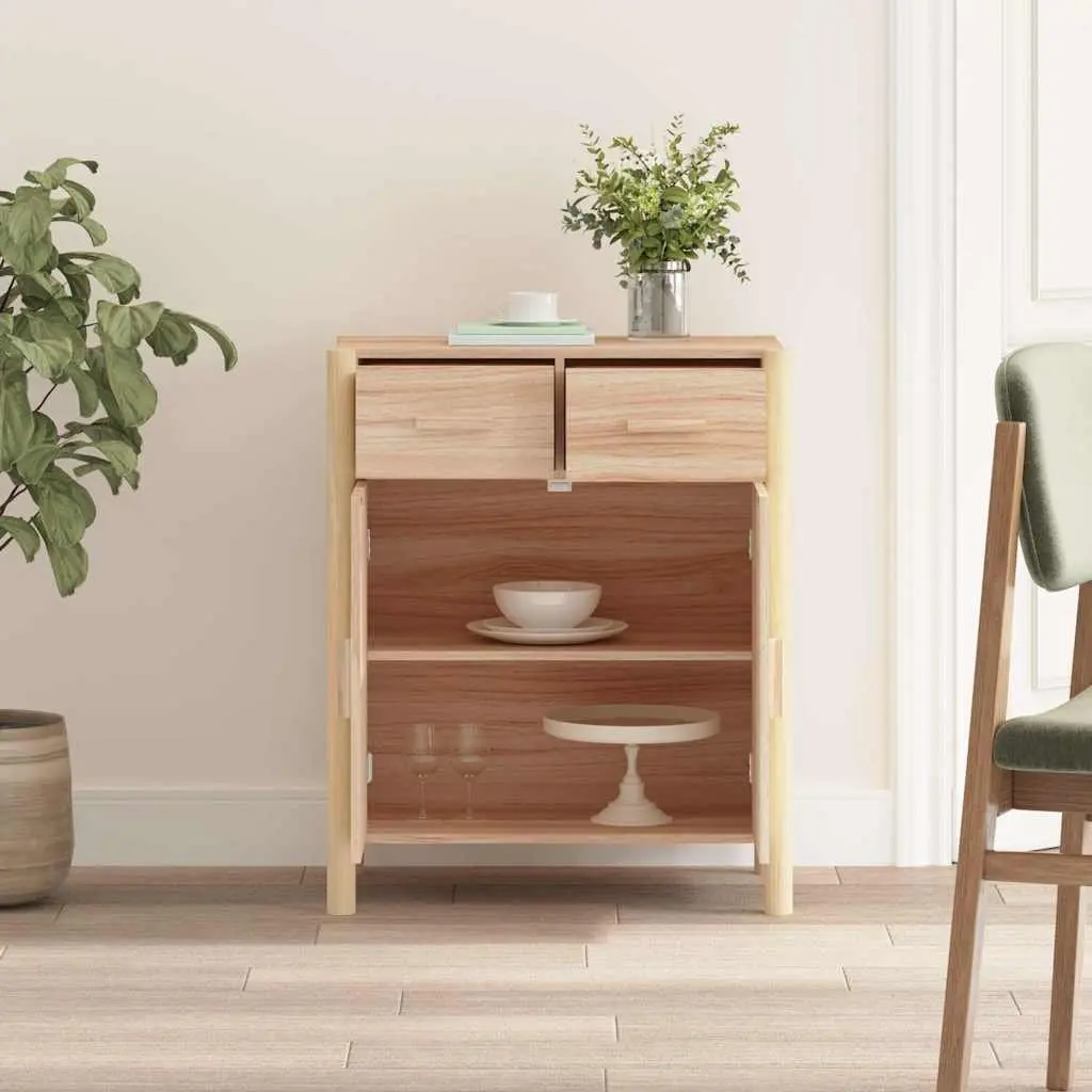 Sideboard Brown Engineered Wood 62x38x75cm Storage Cabinet Home Furniture