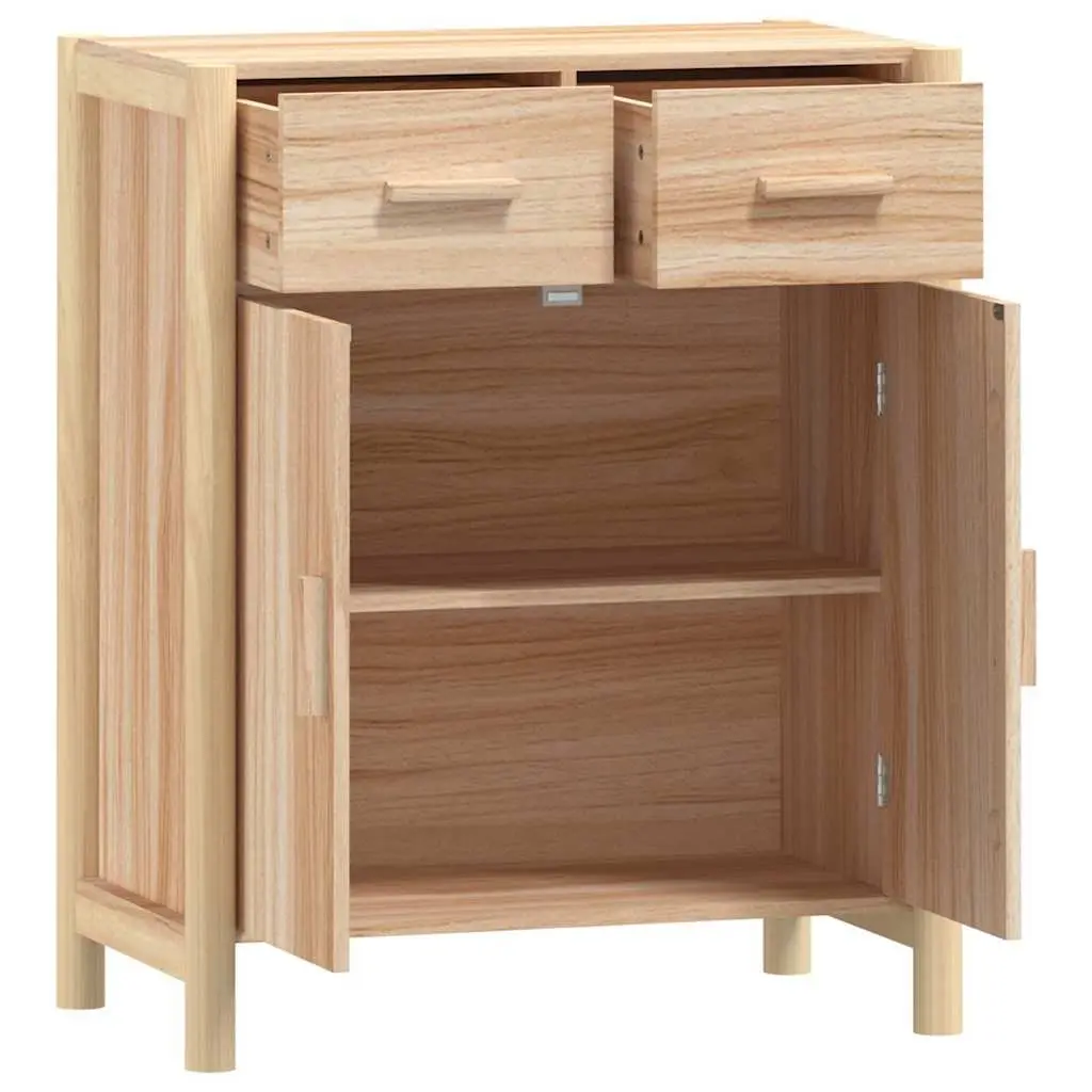 Sideboard Brown Engineered Wood 62x38x75cm Storage Cabinet Home Furniture