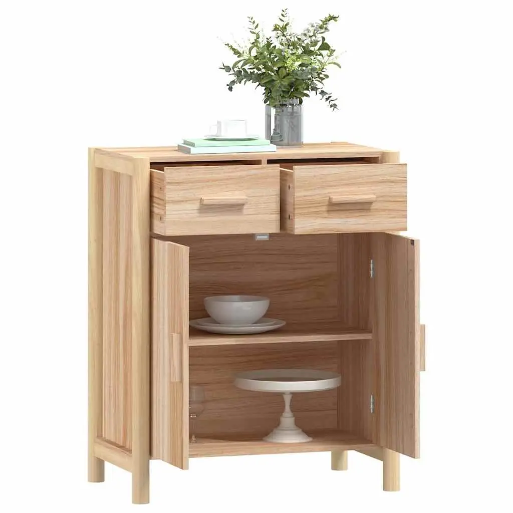 Sideboard Brown Engineered Wood 62x38x75cm Storage Cabinet Home Furniture
