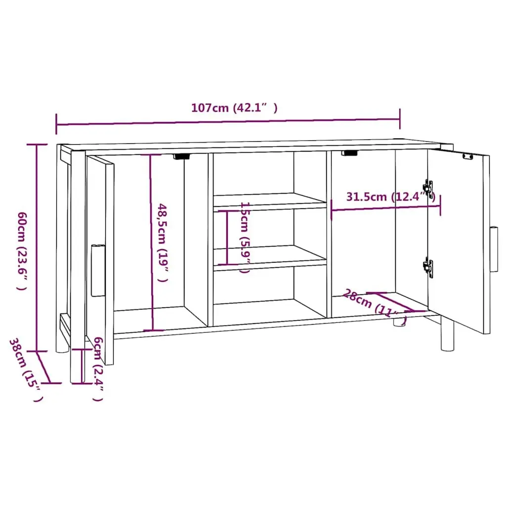 Black Sideboard for Storage Needs