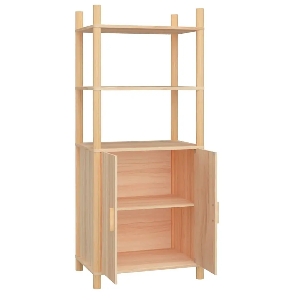 Highboard Storage Cabinet Engineered Wood Brown 60x40x141cm
