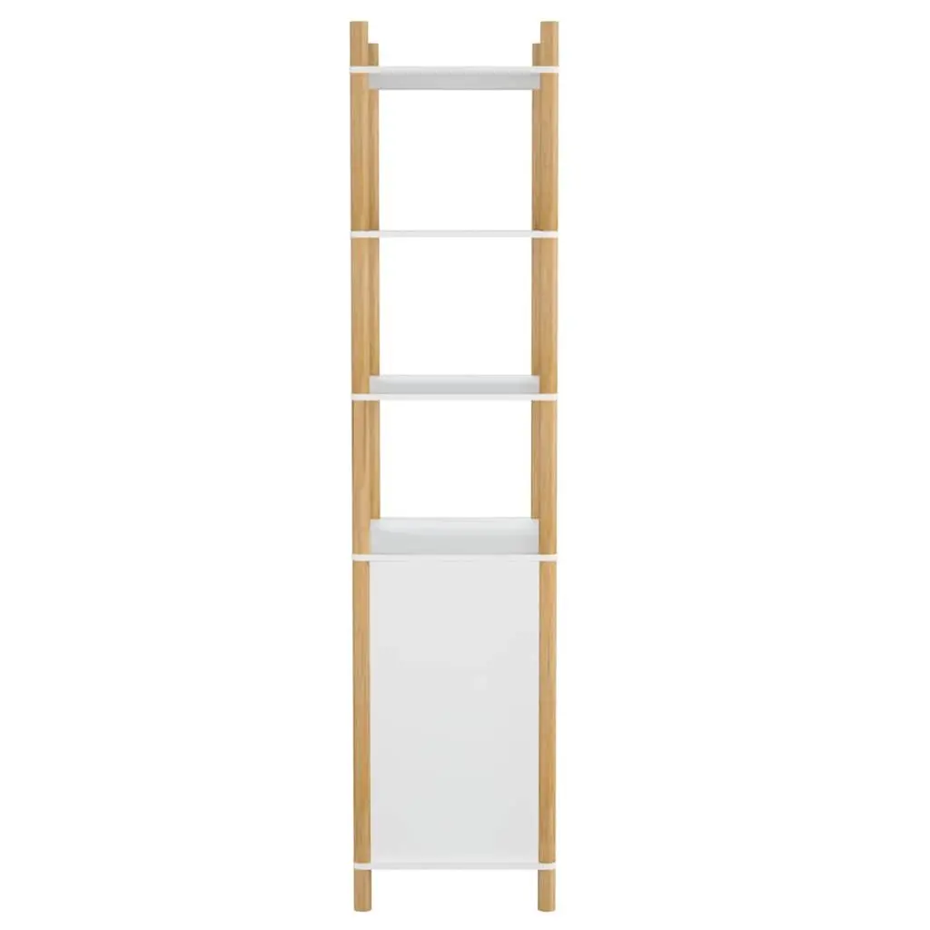 Highboard White Storage Cabinet Engineered Wood 60x40x173cm