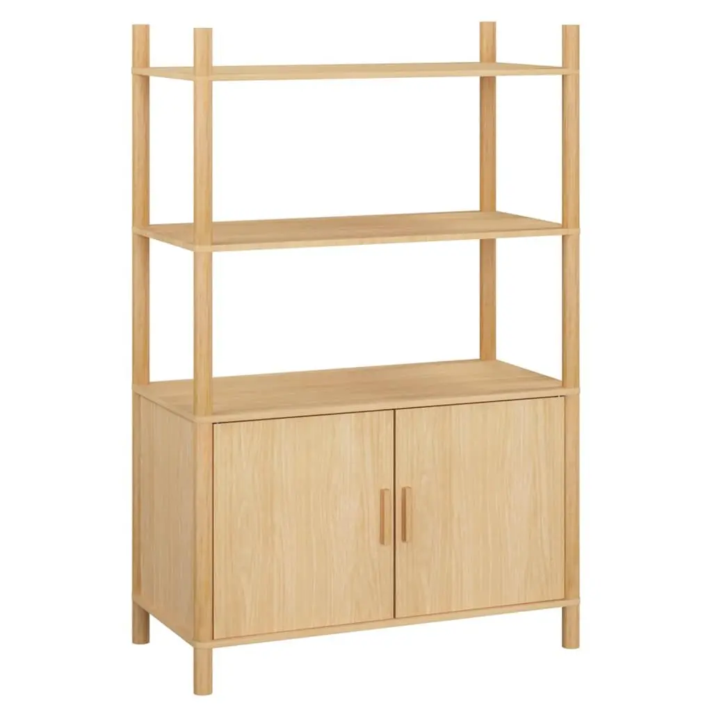 Highboard Sideboard Cabinet Storage Furniture Brown Engineered Wood 80x40x121cm