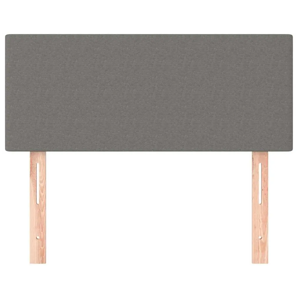 Headboard Fabric Dark Grey 100cm Adjustable Height Bedroom Bed Support